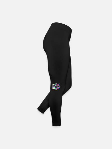 DDR Testbild Color look utilisé - années 80 - Legging en jersey Femme - noir - Droite