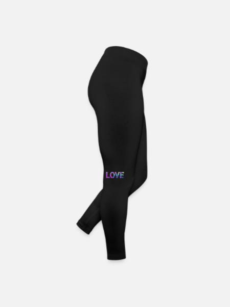 Love - Women’s Jersey Leggings - black - Right