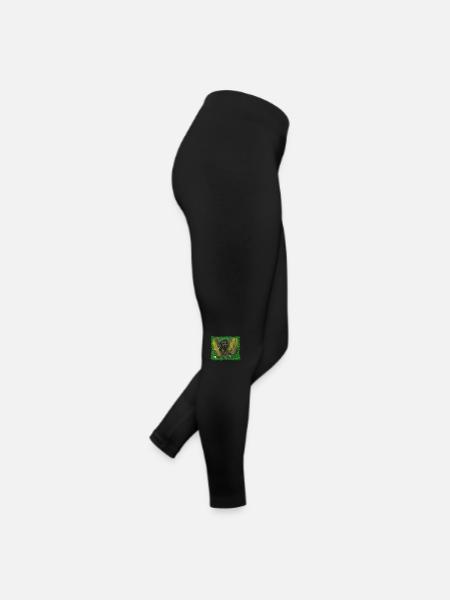 Gardes forestiers - Legging en jersey Femme - noir - Droite