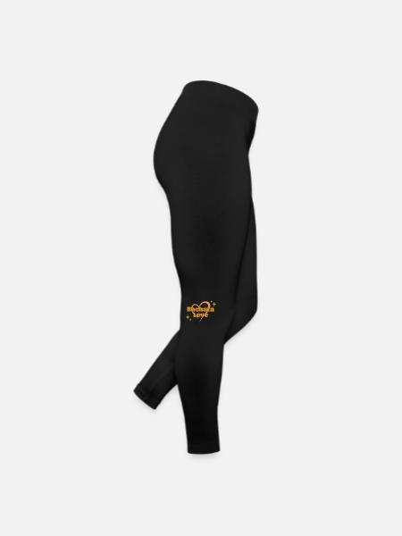 Bachata Love Star - Women’s Jersey Leggings - black - Right