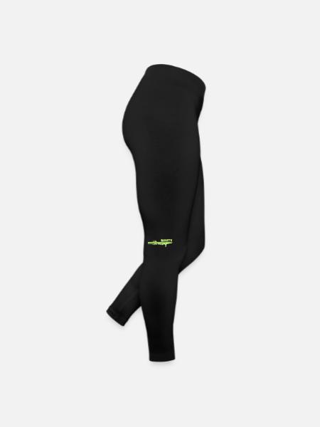 Marty as a splash of color - Women’s Jersey Leggings - black - Right