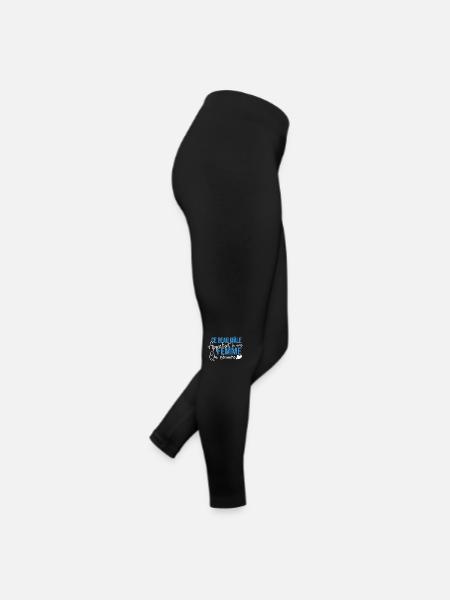 Ce Beau Mâle Appartient À Une Femme Qui Déchire - Legging en jersey Femme - noir - Droite
