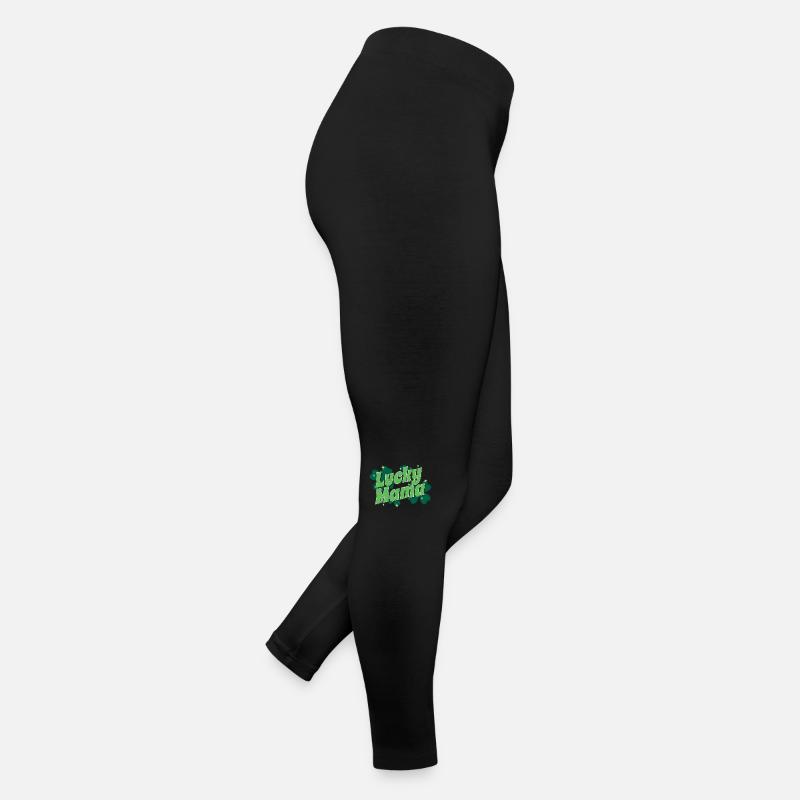 Cadeau de la Saint-Patrick Shamrock Femmes irlandaises Legging en jersey Femme