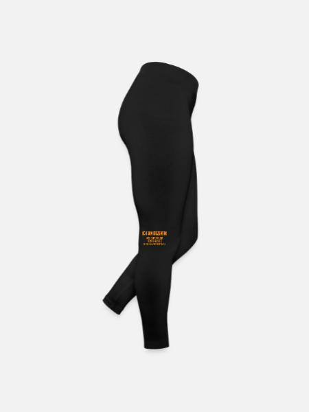 Dozentin - Mein offizieller Superhelden-Beruf! - Frauen Jersey Leggings - Schwarz - Rechts