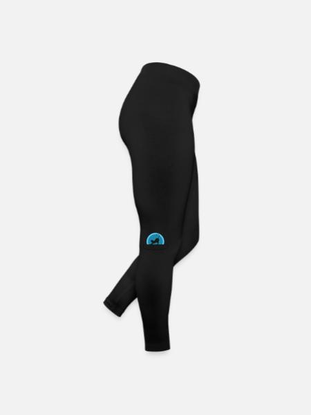 Chat | avec champ d’écriture | Vectorale - Legging en jersey Femme - noir - Droite