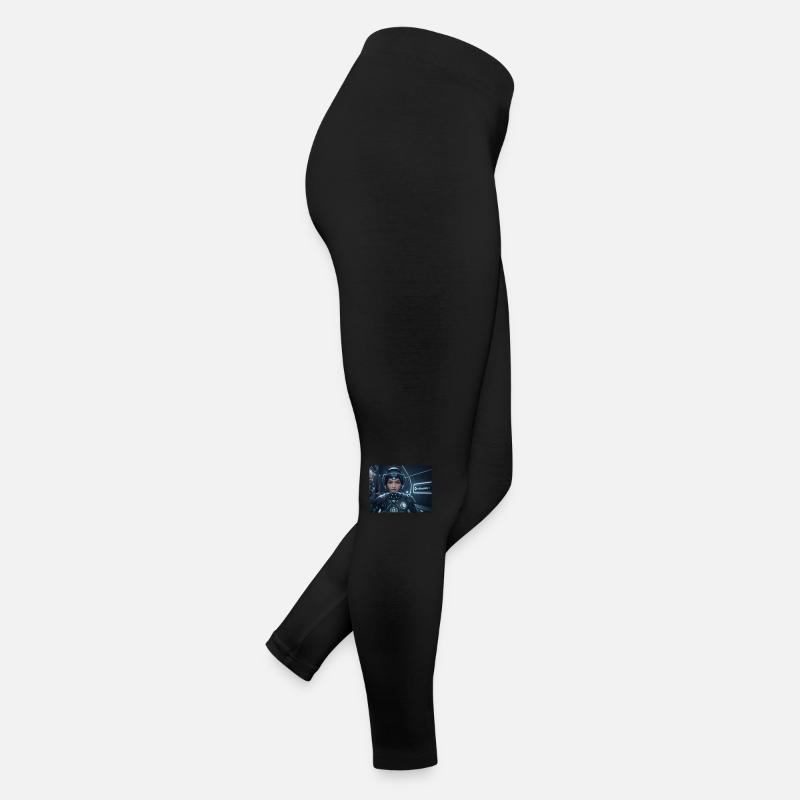Synthese der Technologie-Zukunft Frauen Jersey Leggings