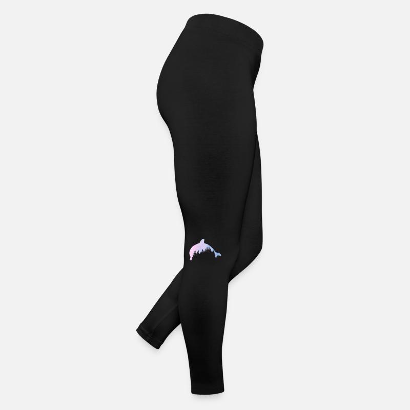 Forest dolphin Women’s Jersey Leggings
