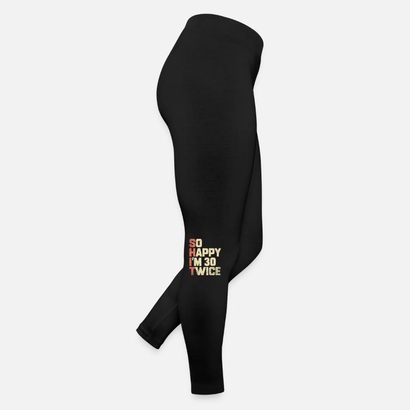 60. Geburtstag Geschenk 60 Jahre Geburtstagsspruch Frauen Jersey Leggings