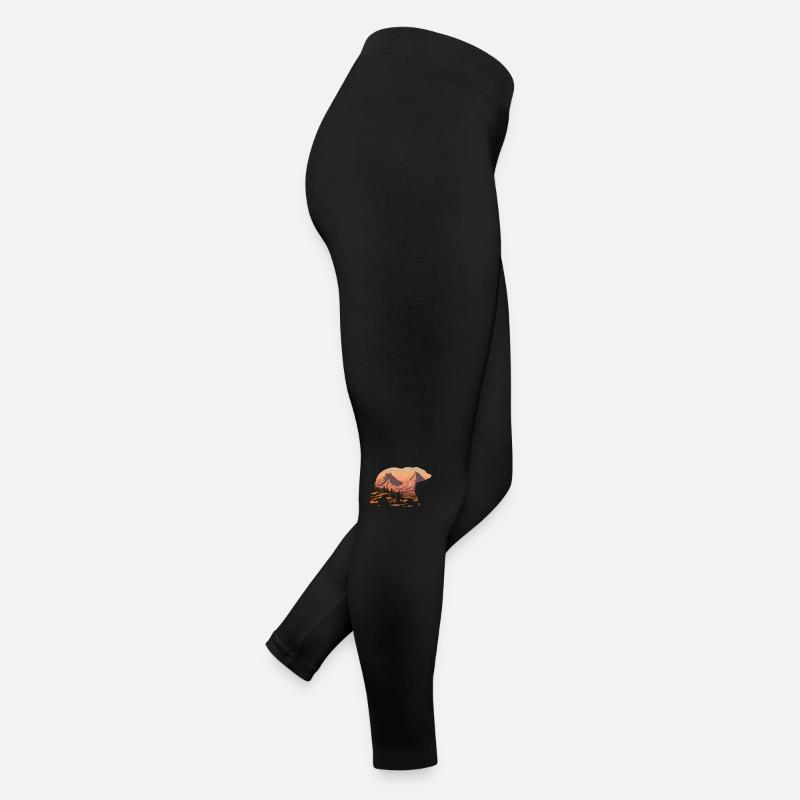Berge Bergwandern Wanderung Bergwanderer Wandern Frauen Jersey Leggings