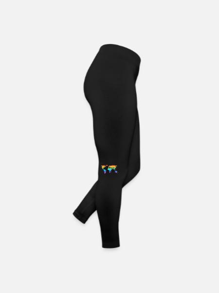 all different all equal. Love is Love. - Women’s Jersey Leggings - black - Right