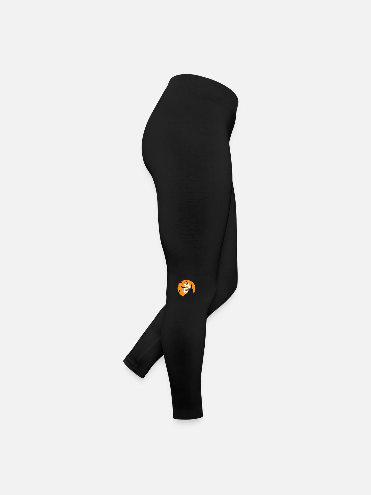 Bitcoin Halloween - Women’s Jersey Leggings - black - Right