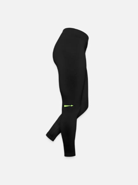 Flèche verte - Legging en jersey Femme - noir - Droite
