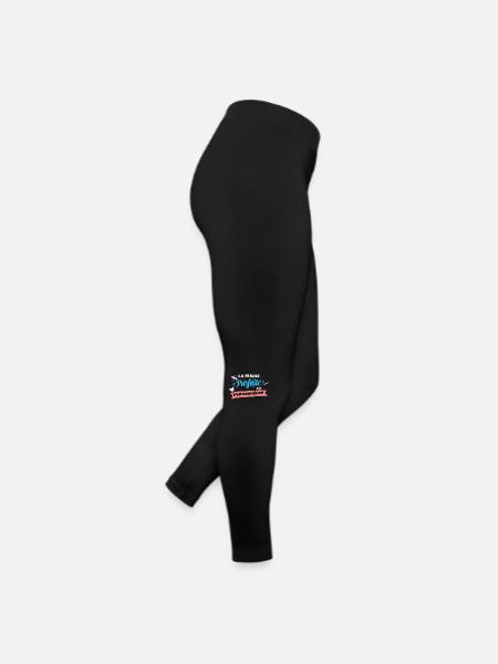 La femme parfaite est infirmière - Legging en jersey Femme - noir - Droite