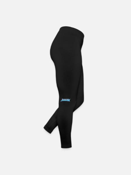 First name Damian - Women’s Jersey Leggings - black - Right