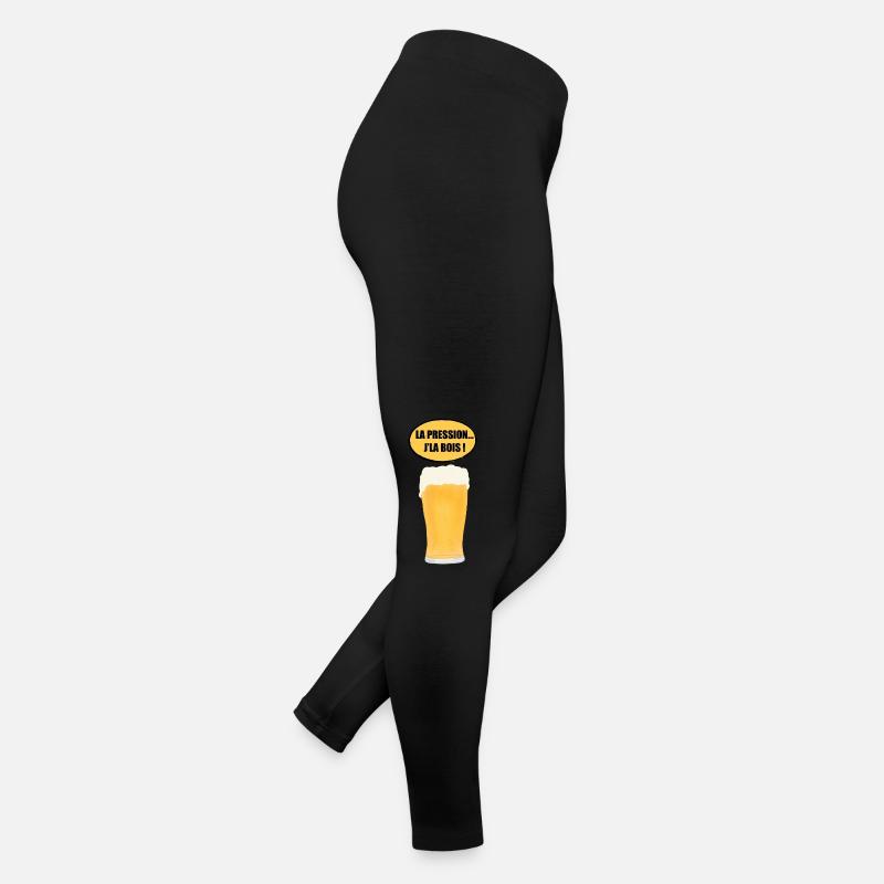 La pression… J’la bois ! Legging en jersey Femme
