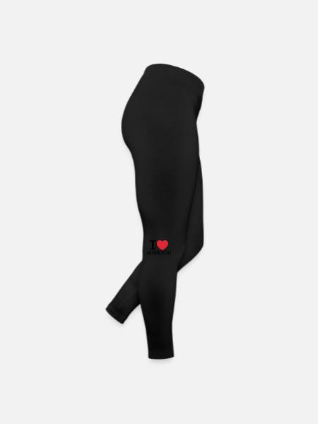 Ich liebe Missouri | Missouri | I Herz Missouri - Frauen Jersey Leggings - Schwarz - Rechts