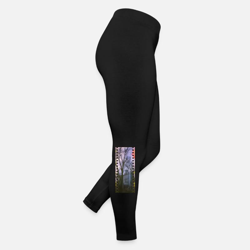 Frankfurt Skyline Panorama Frauen Jersey Leggings