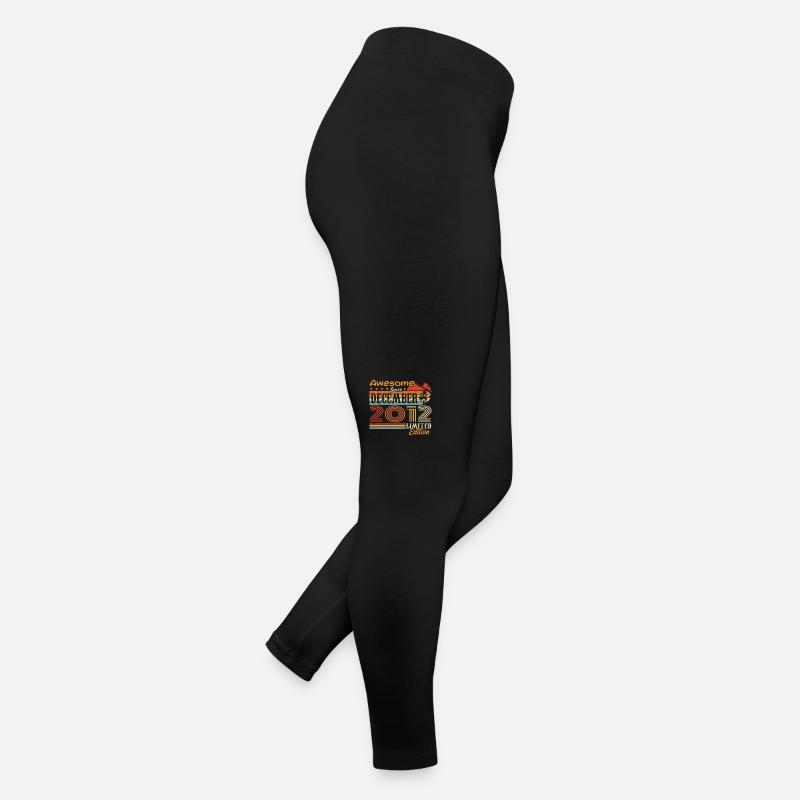 Retro Vintage Legendär Geburtstag Dezember 2012 Frauen Jersey Leggings