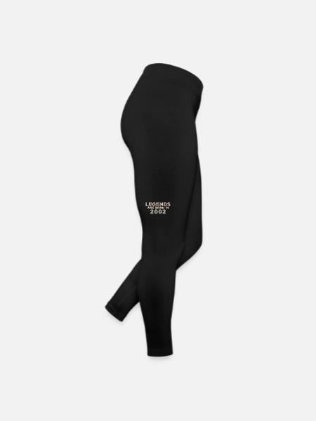 Legenden 2002 Jahrgang Retro Geburtstag Original - Frauen Jersey Leggings - Schwarz - Rechts