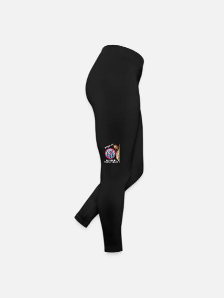 Offshore Windenergie Stopp - Frauen Jersey Leggings - Schwarz - Rechts