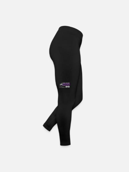 1945 Jahrgang geboren Legende 79 Geburtstag - Frauen Jersey Leggings - Schwarz - Rechts