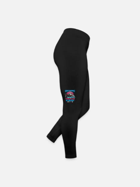 Kreuzfahrt durch den 10. Hochzeitstag - Frauen Jersey Leggings - Schwarz - Rechts