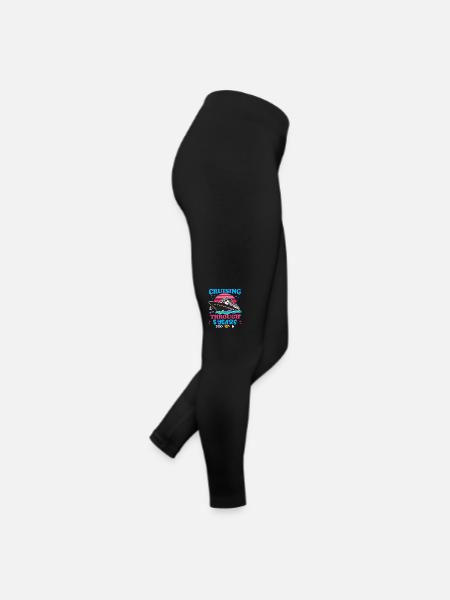 Kreuzfahrt durch den 5. Hochzeitstag - Frauen Jersey Leggings - Schwarz - Rechts