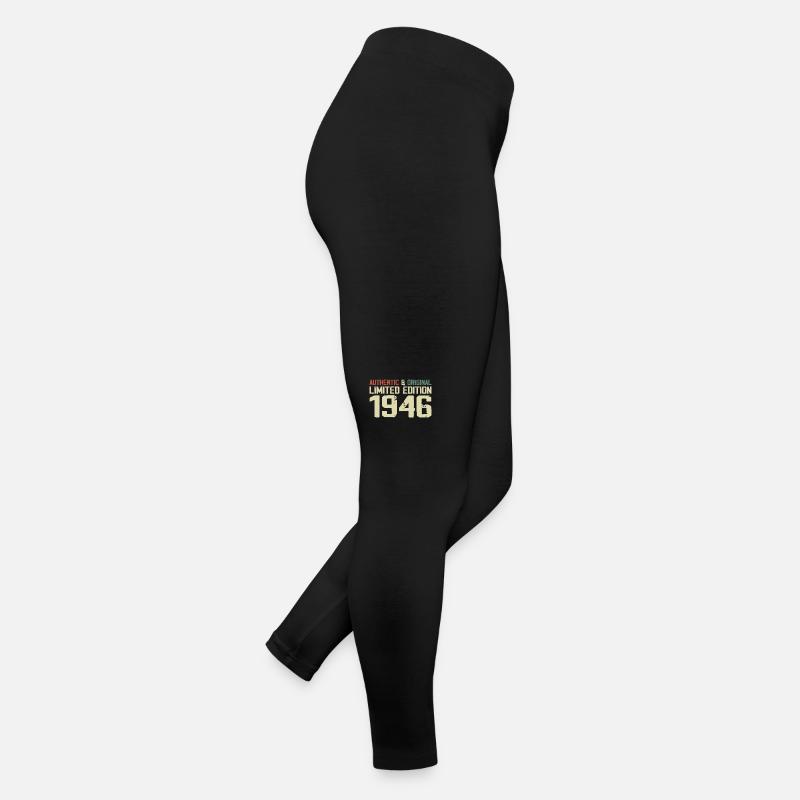 1946 Cadeau Anniversaire 1946 Vintage 1946 Rétro Legging en jersey Femme