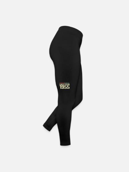 1955 Geburtstagsgeschenk 1955 Jahrgang 1955 Retro - Frauen Jersey Leggings - Schwarz - Rechts