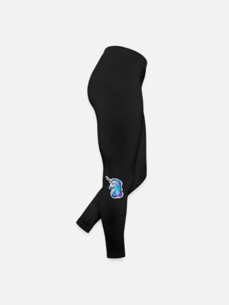 Magisches Einhorn eine zauberhafte Welt für Kinder - Frauen Jersey Leggings - Schwarz - Rechts