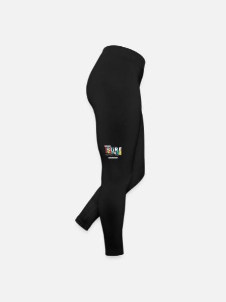 Surfing - Women’s Jersey Leggings - black - Right