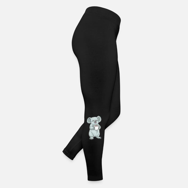 Koala Kaffee Tasse Frauen Jersey Leggings