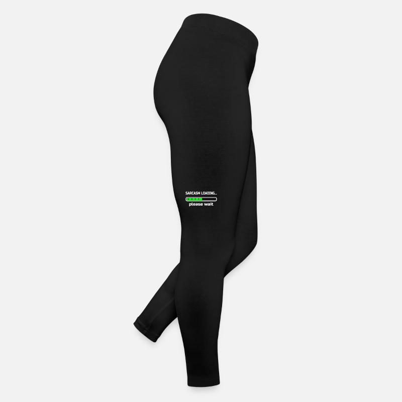 sarcasm loading… please wait. Humour - Legging en jersey Femme - noir