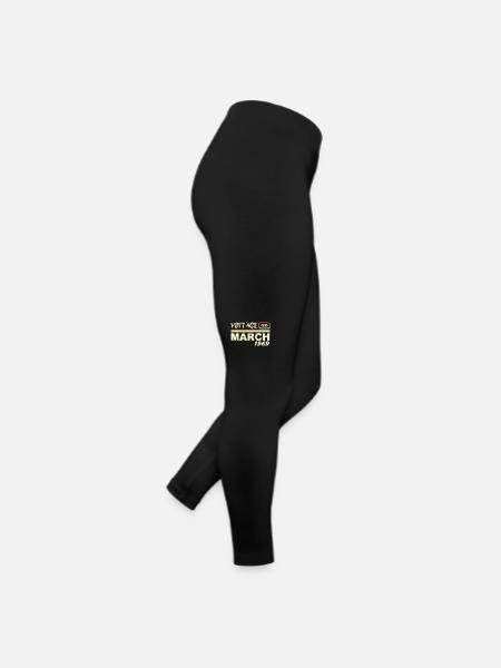 Mars 1969 - March 1969 - Legging en jersey Femme - noir - Droite