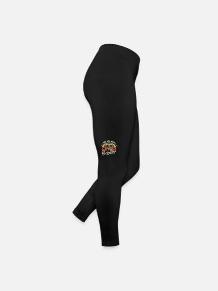 2010 Geburtstag Jahrgang 2010 Retro geboren im Jahr 2010 - Frauen Jersey Leggings - Schwarz - Rechts