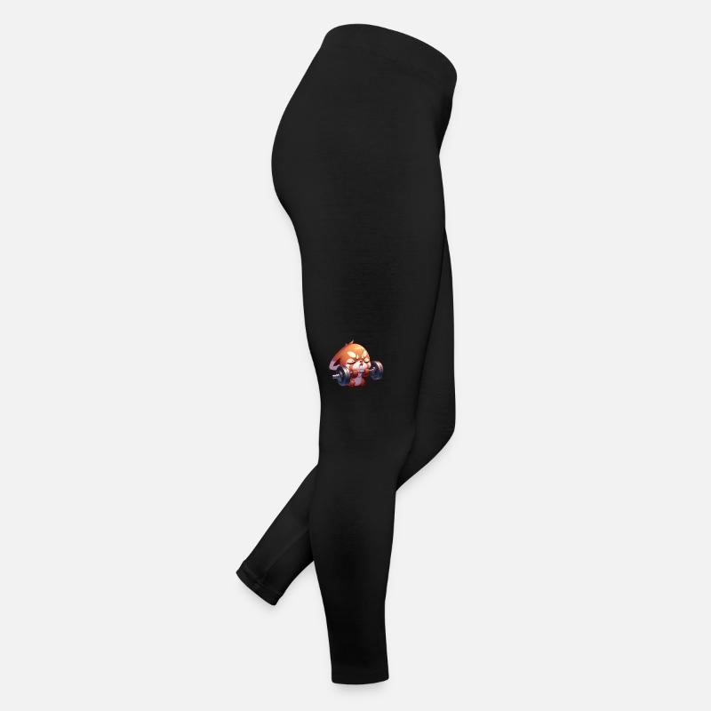 Cute Shiba Inu Fox Training Chibi Workout Women’s Jersey Leggings