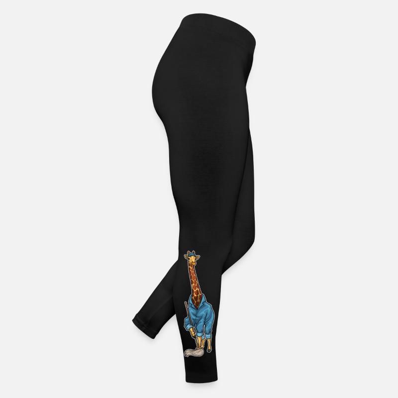 Giraffe Cleaner Mop Women’s Jersey Leggings