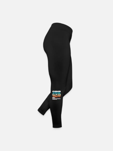 Radfahren Radfahrer Cycopath Substantiv - Frauen Jersey Leggings - Schwarz - Rechts