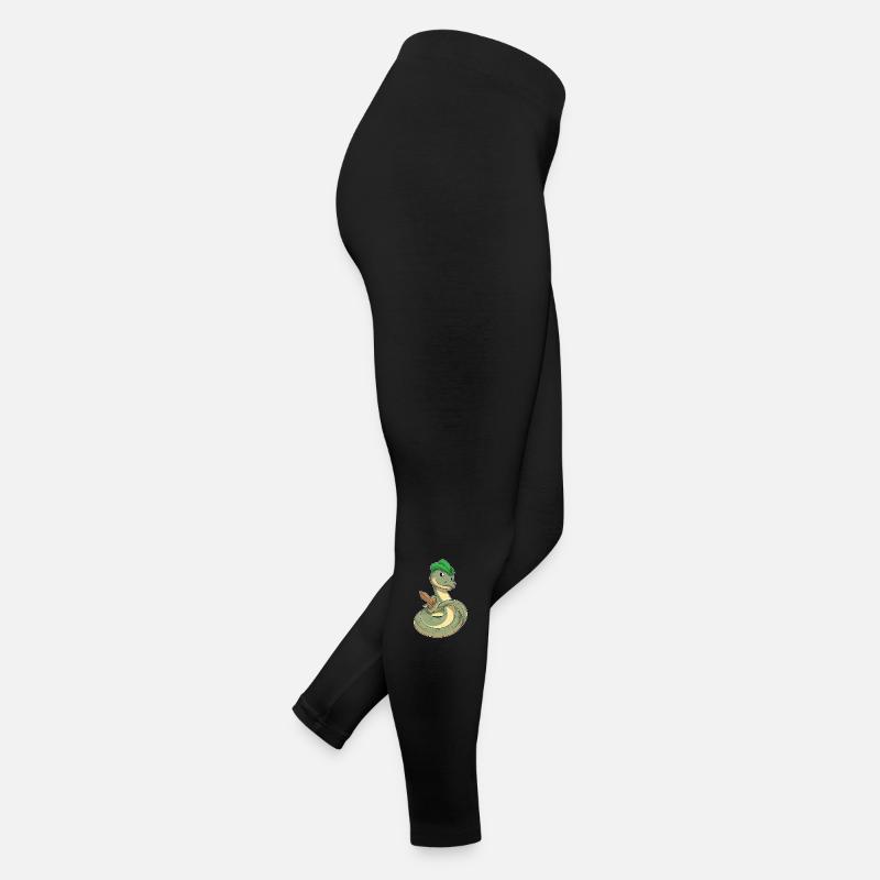 Schlange mit Schwert Frauen Jersey Leggings