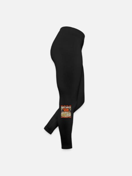 96. Geburtstag 96 Jahre alt Vintage-Design, Spruch - Frauen Jersey Leggings - Schwarz - Rechts