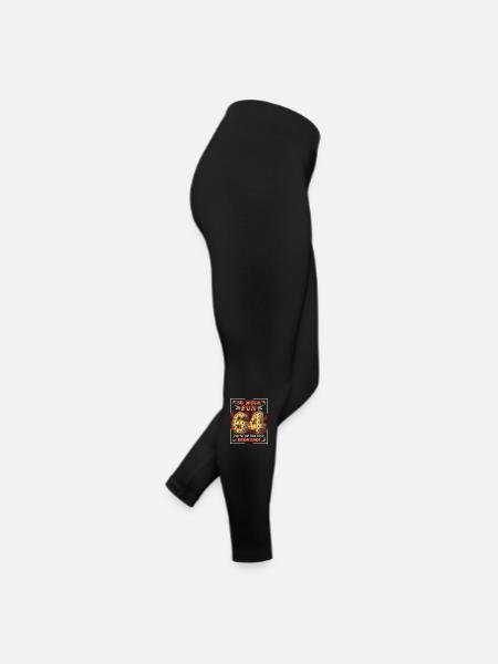 64th birthday 64 years Vintage-Retro Fun-Birthday - Women’s Jersey Leggings - black - Right
