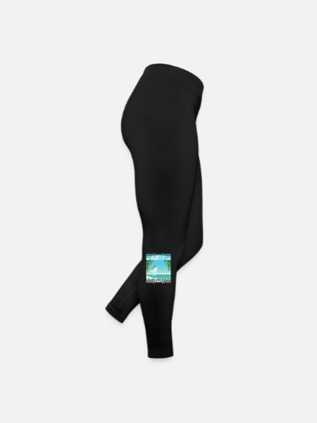 Kreuzfahrt, lustiger Spruch Rentner-Pläne, Rentner - Frauen Jersey Leggings - Schwarz - Rechts
