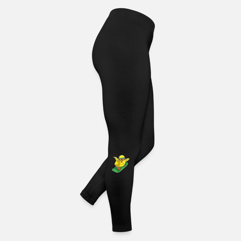 Küken Snowboarder Snowboard Frauen Jersey Leggings