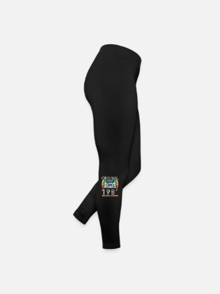 Vintage Geburtstagsgeschenk 1981 Limited Edition - Frauen Jersey Leggings - Schwarz - Rechts
