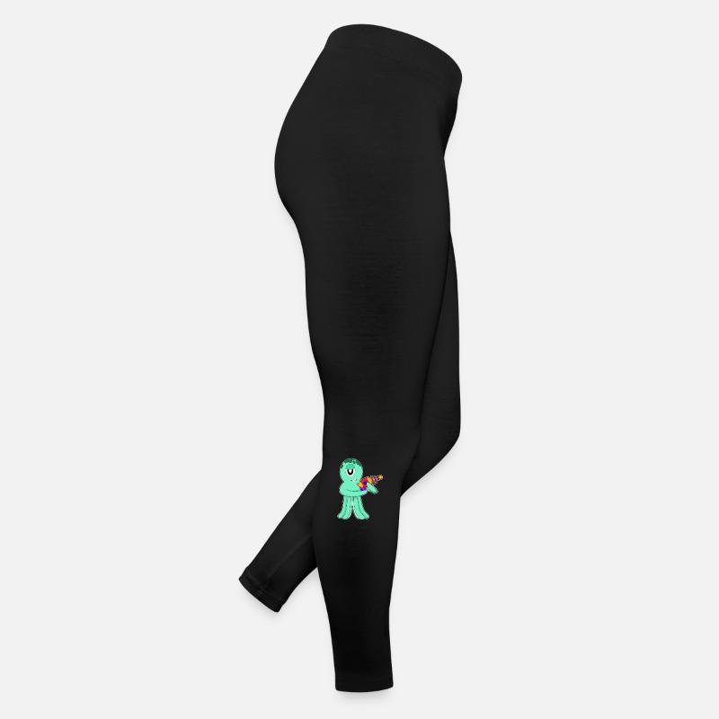 Krake Alien Frauen Jersey Leggings