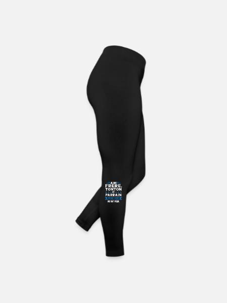 Je te frere tonton et oncle parrain cadeau humour - Legging en jersey Femme - noir - Droite