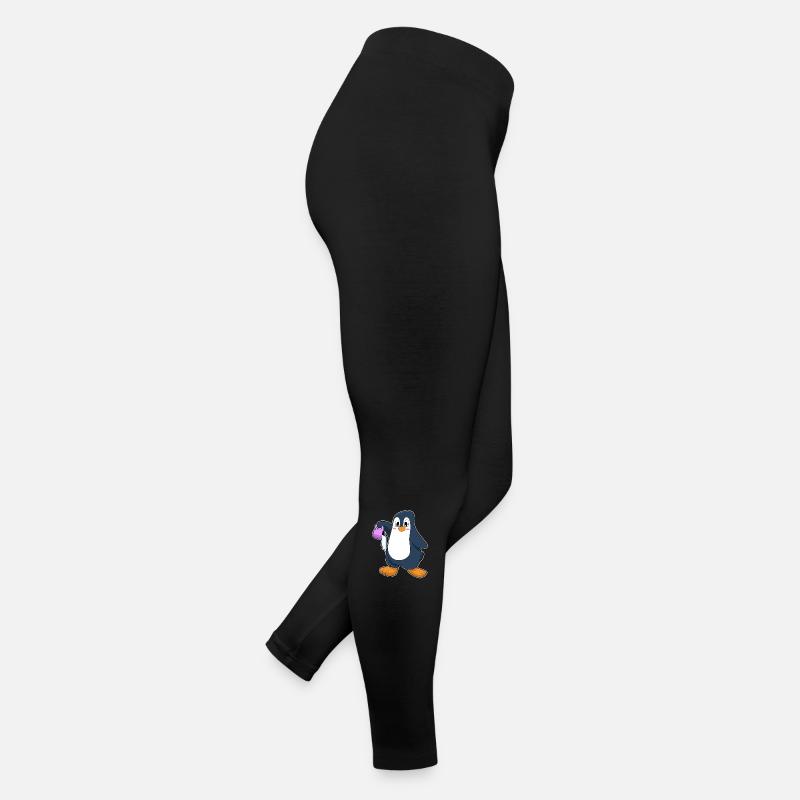Café glacé pingouin Legging en jersey Femme