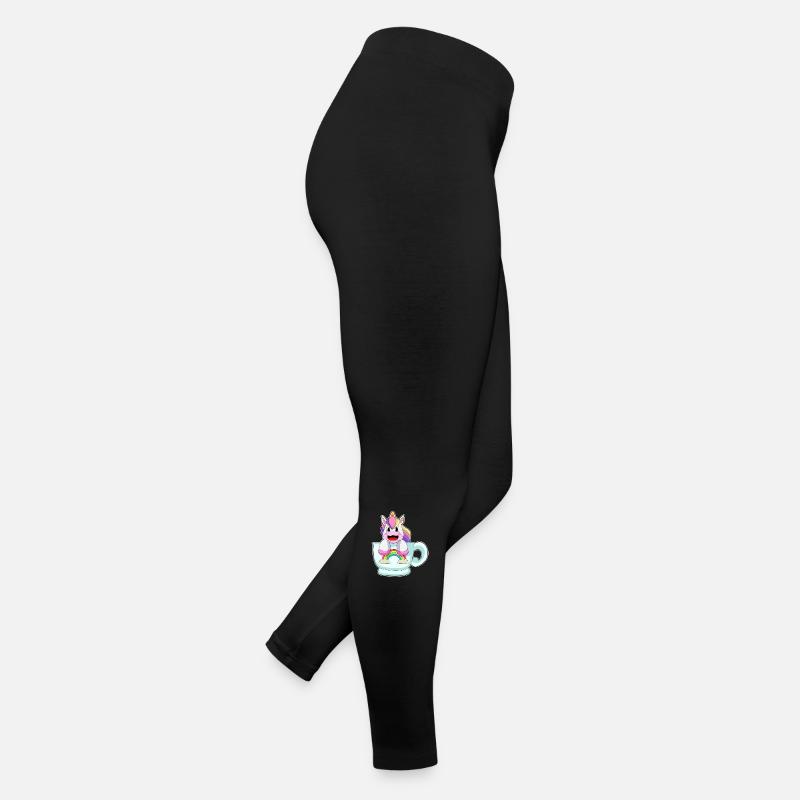Unicorn Cup Arc-en-ciel Legging en jersey Femme