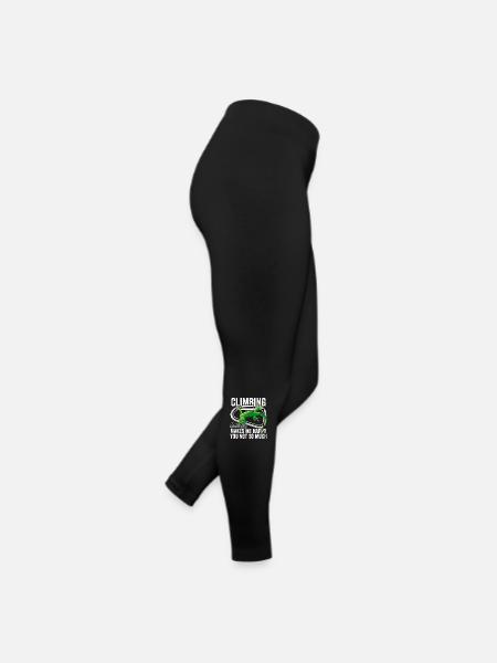 Grimper Gecko me rend heureux que tu ne sois pas tellement - Legging en jersey Femme - noir - Droite