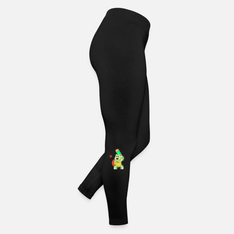 Schildkröte Cricket Cricketschläger Frauen Jersey Leggings